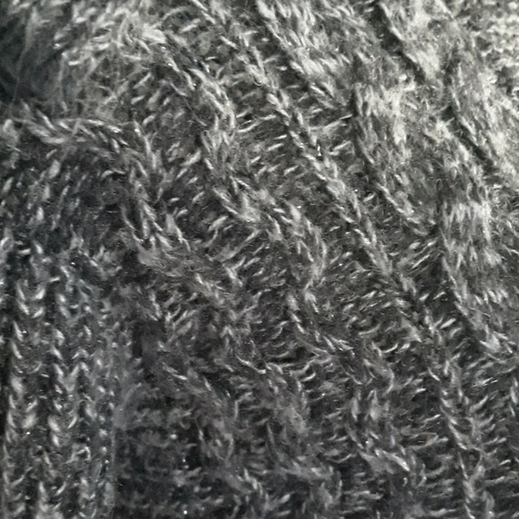 Simply Vera Vera Wang blue snap button sweater - Picture 7 of 8